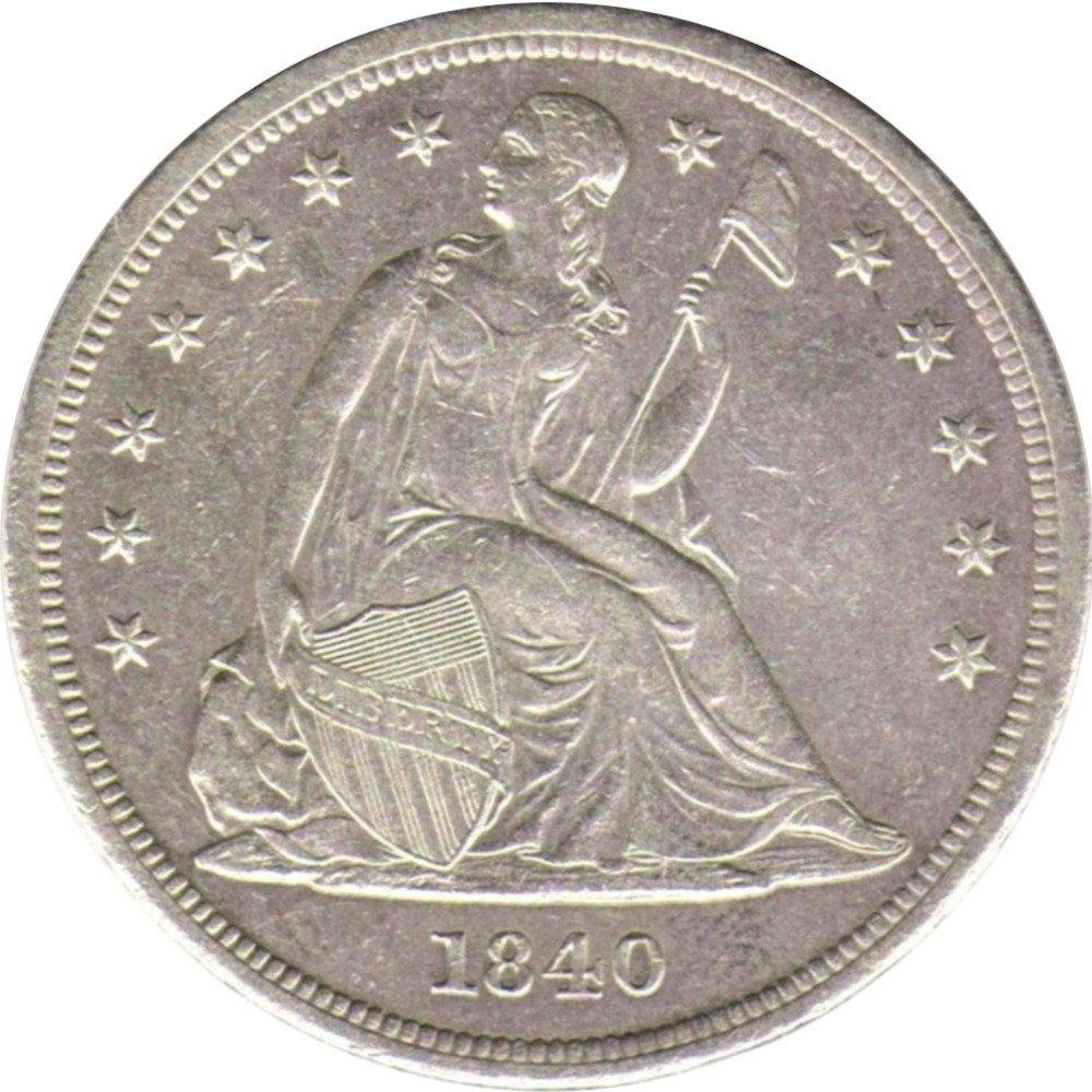1840-$1-Liberty-Seated-Dollar-#2